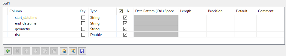 tMap settings