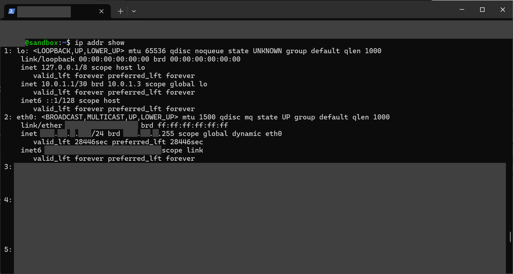 IP address list